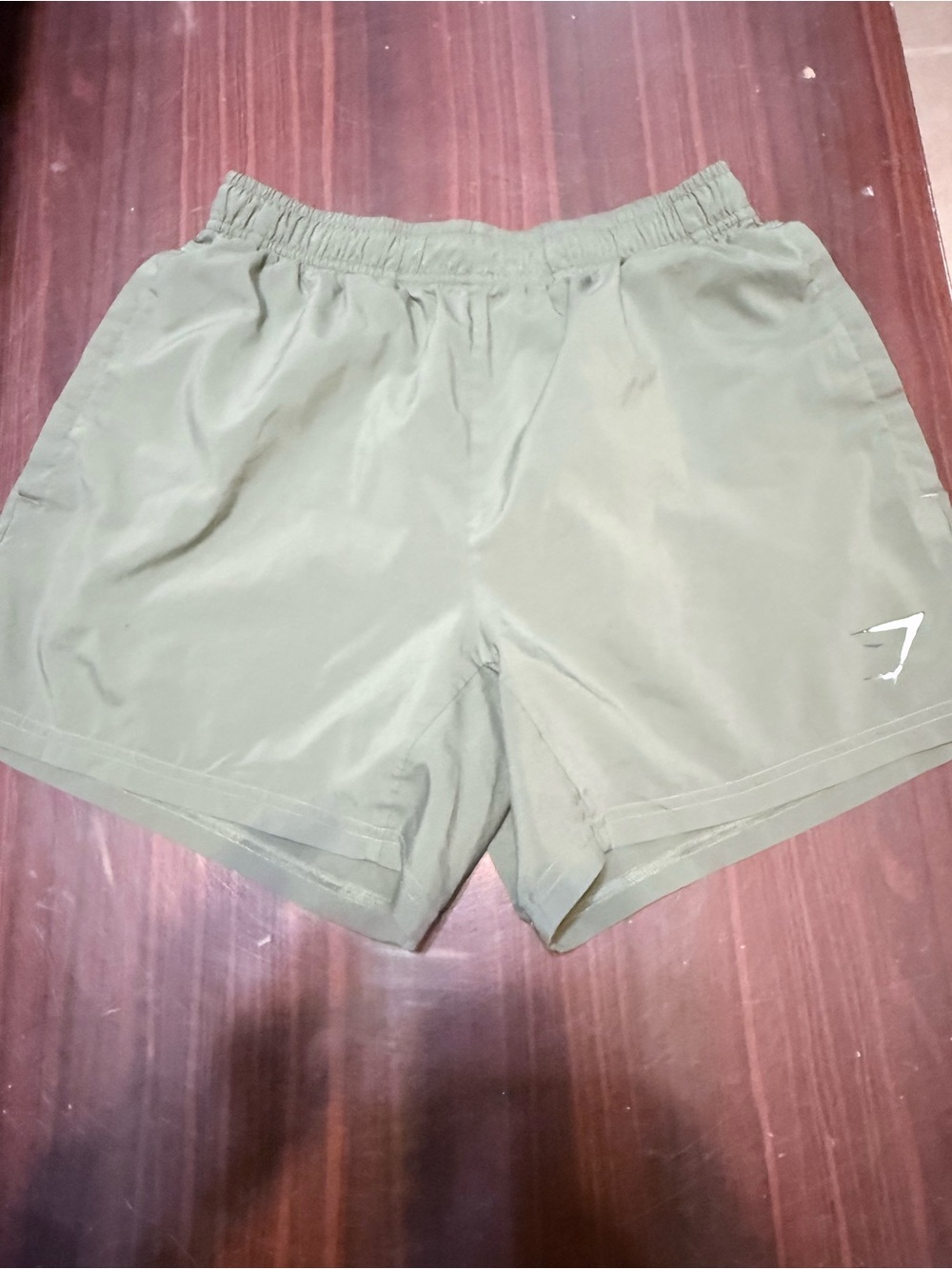 Gymshark Olive Athletic Running Shorts
